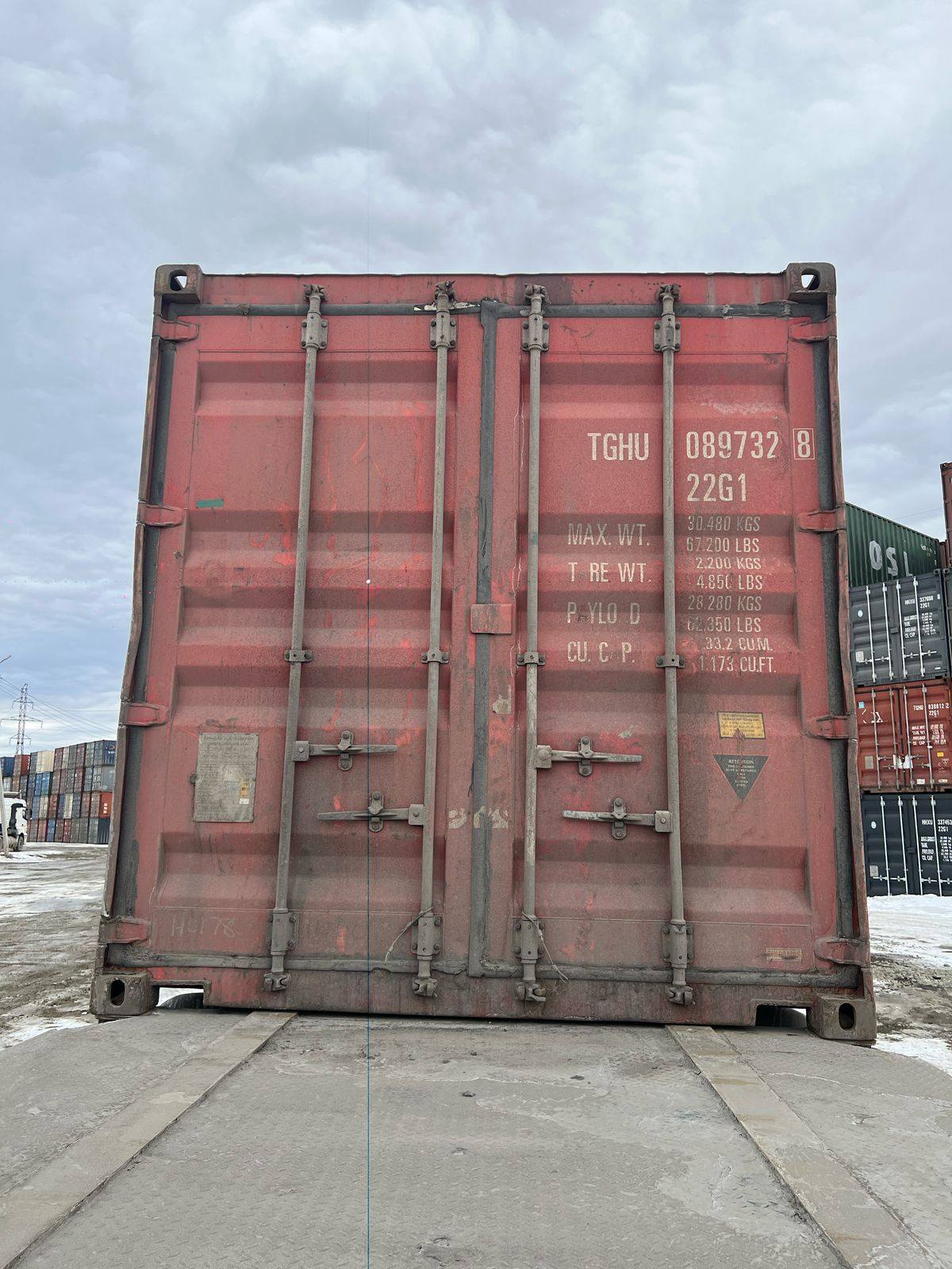 Морской контейнер TGHU0897328